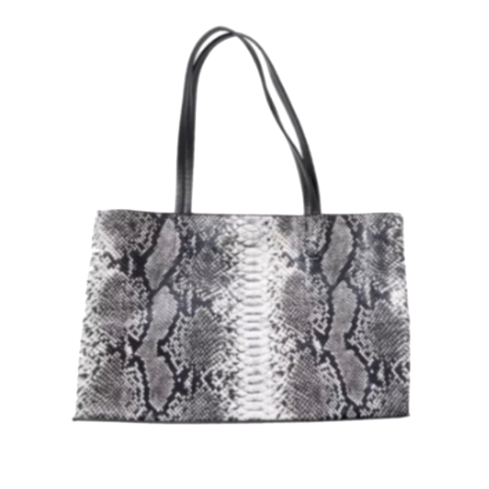 Summer & Rose Faux Snakeskin Tote